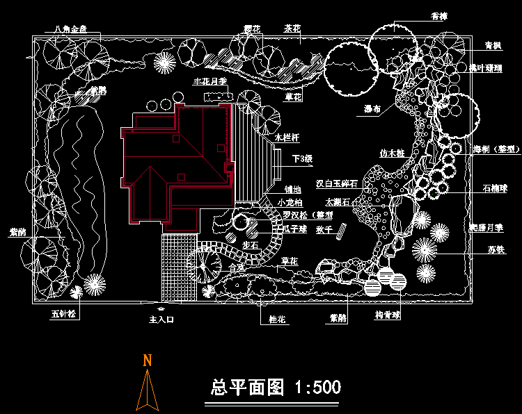 分享美式别墅设计工程结构cad施工图