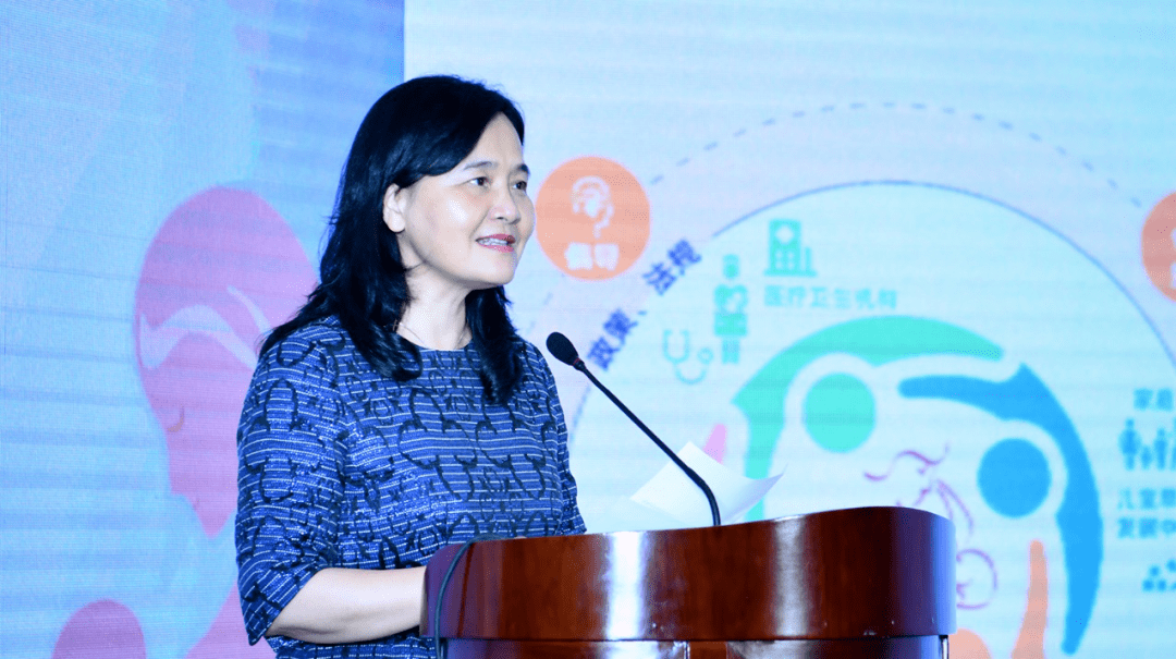 余艳红与联合国儿童基金会驻华办事处有关代表,国家卫生健康委妇幼司