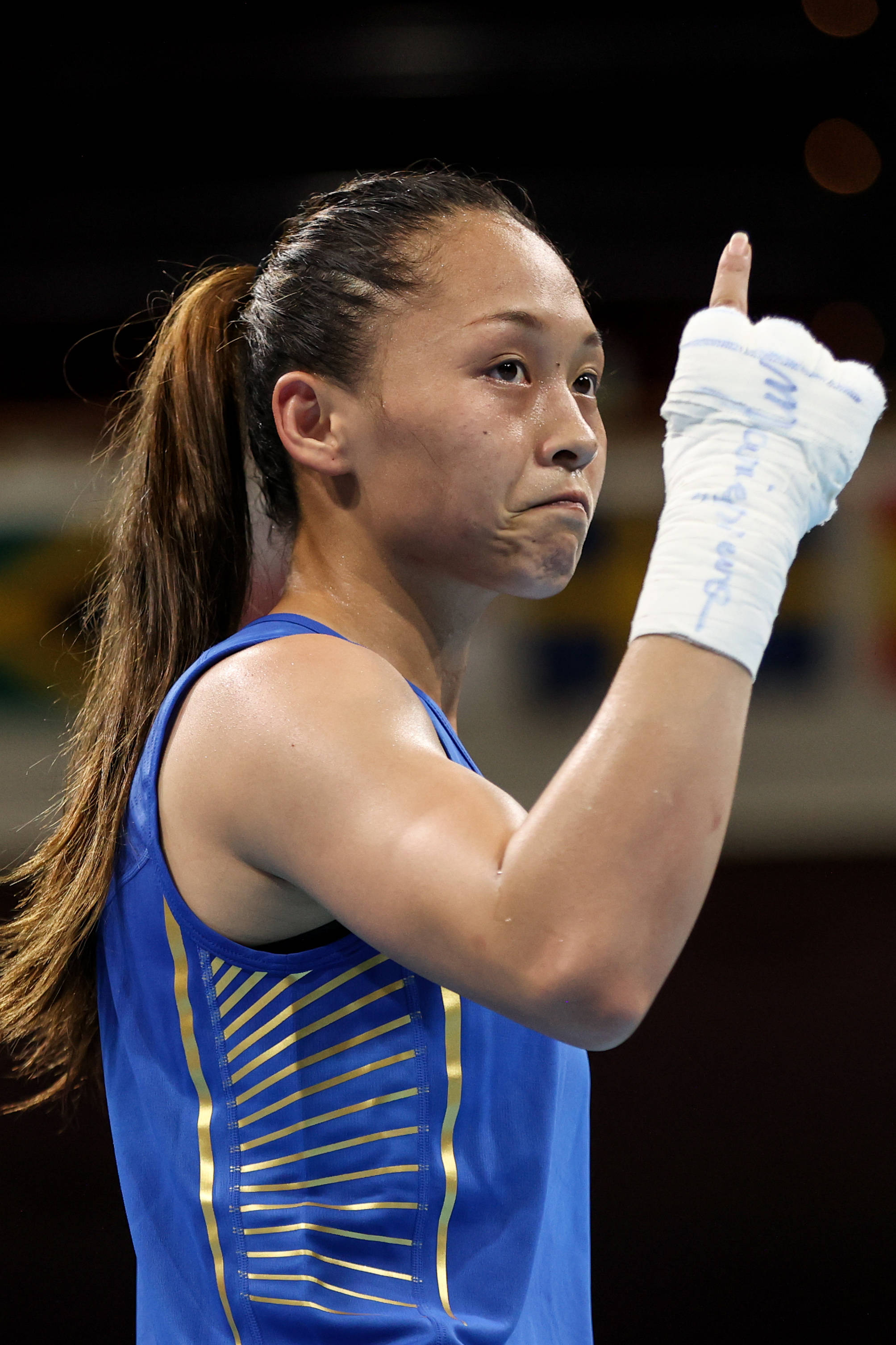 拳击——女子48-51公斤级:常园晋级_选手