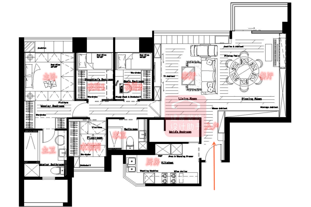 房屋设计说明简介69不过,本期要分享的案例不是当地小户型设计,而是