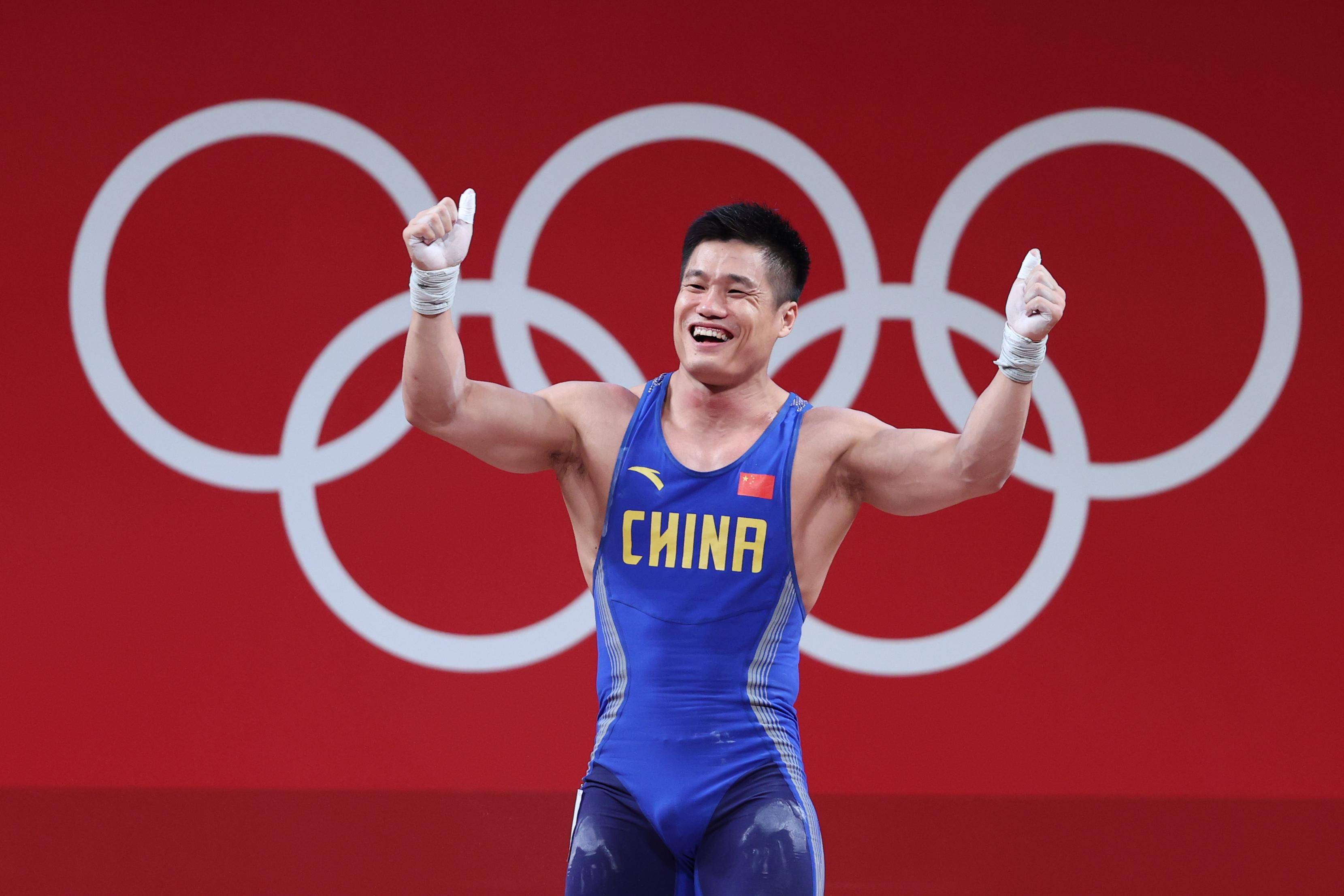 举重——男子81公斤级:吕小军夺冠