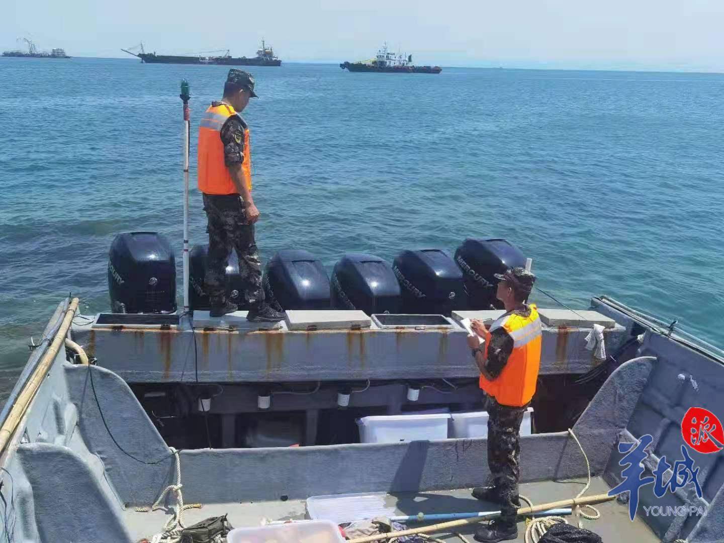 价值约200万元阳江海警局查获一艘超大马力摩托艇