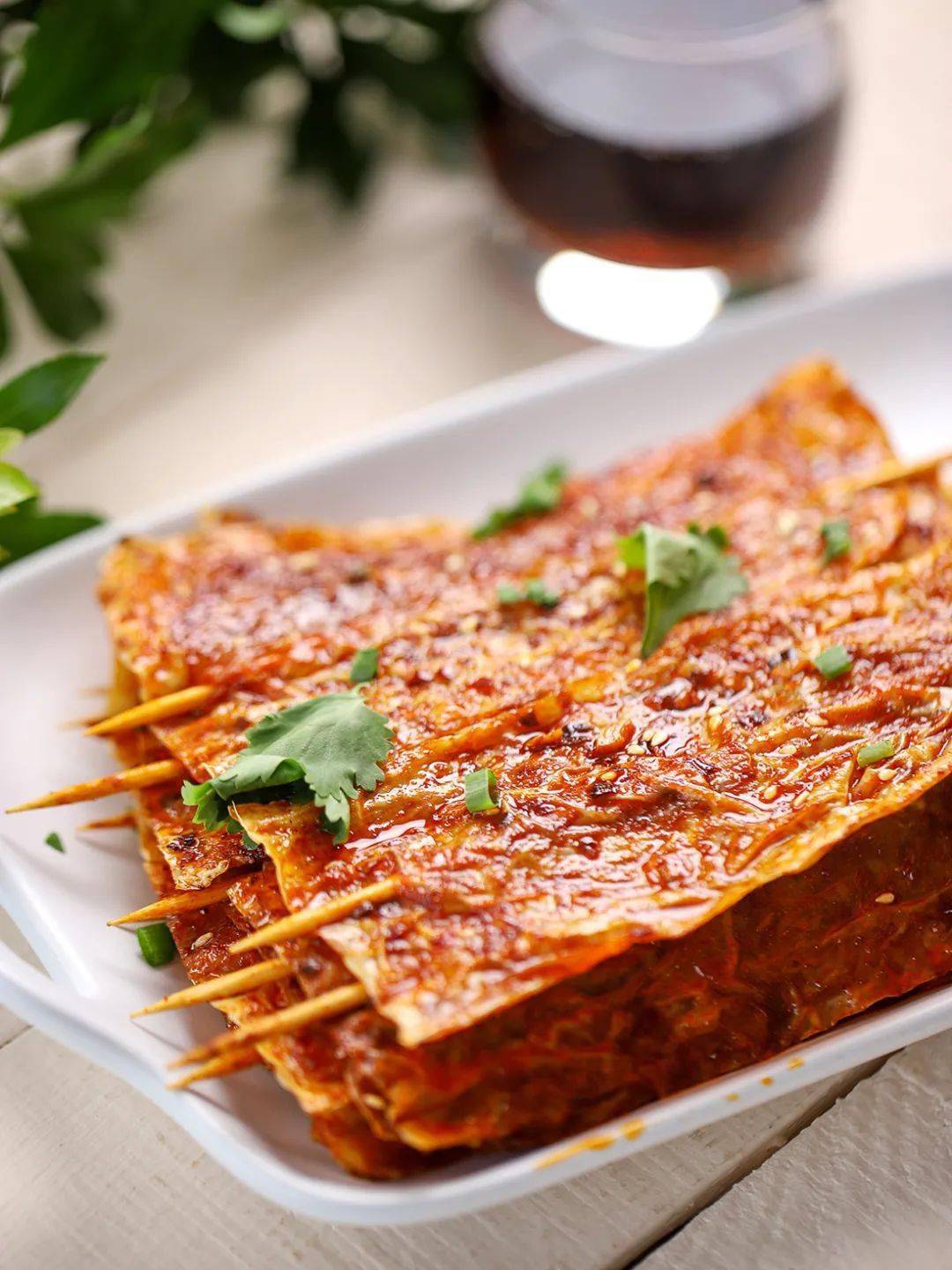 虽名为烤豆皮,但是用平底锅煎一煎就可以了,制作特简单.