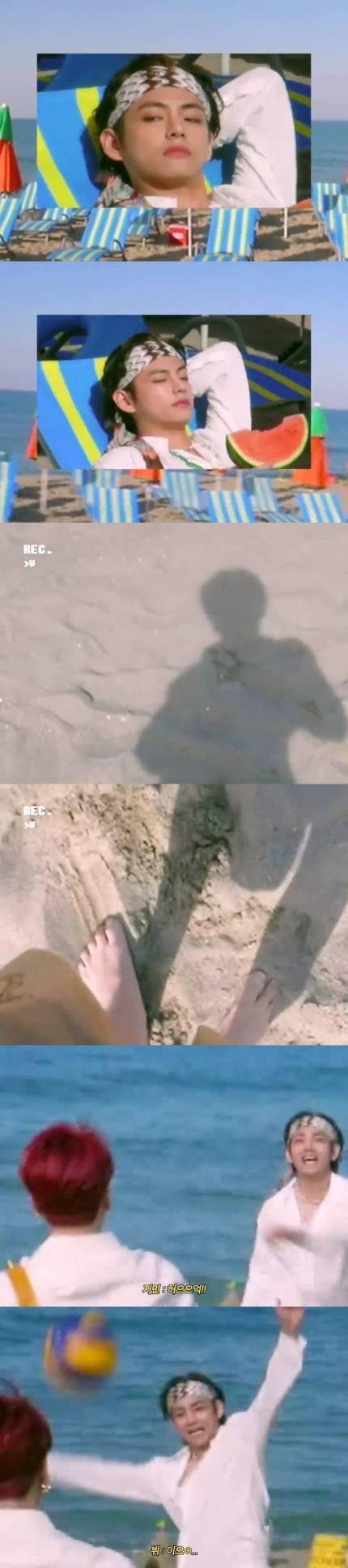 很漂亮|泰亨这次也很漂亮防弹少年团V，复古CAM中的4K美貌