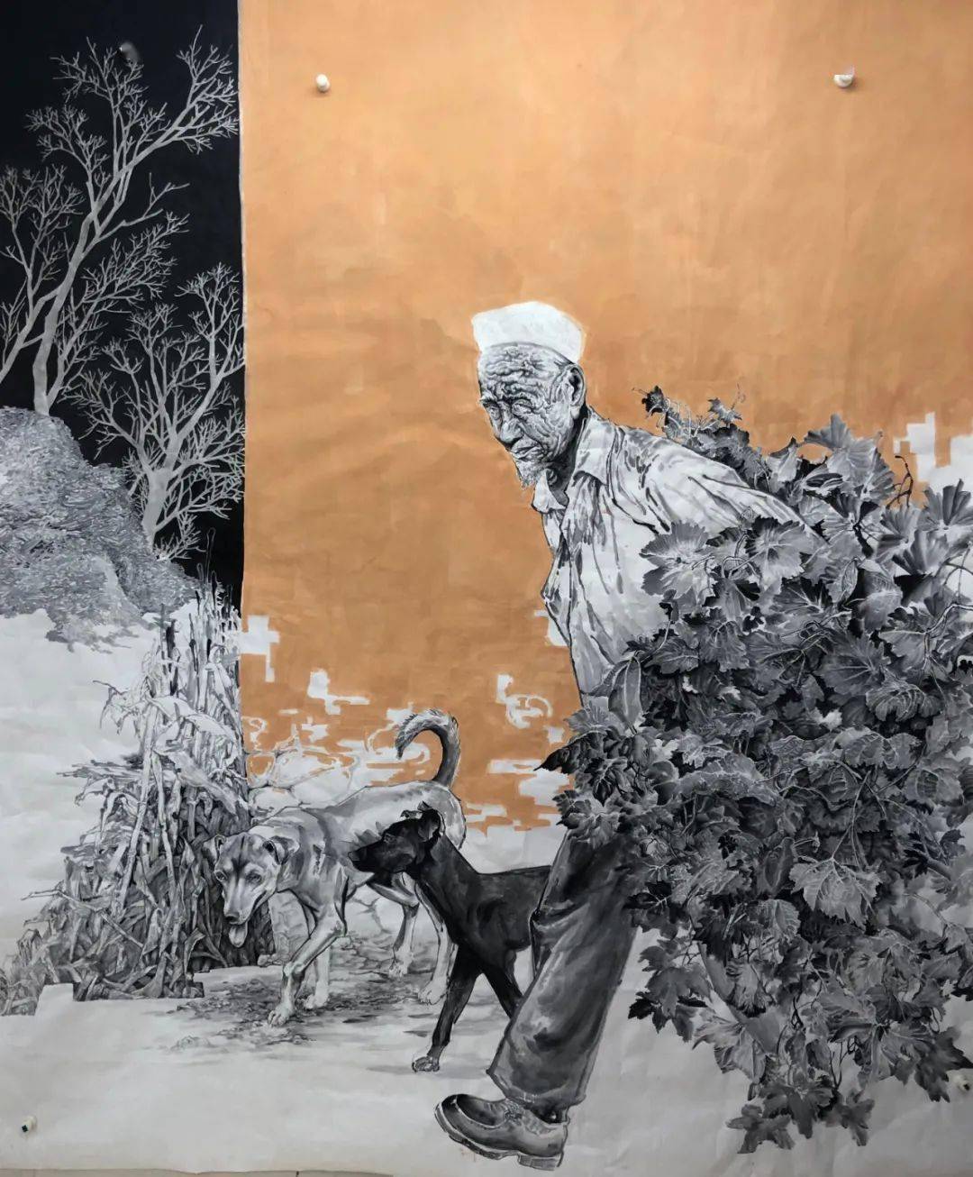 酣畅淋漓张辉国画作品