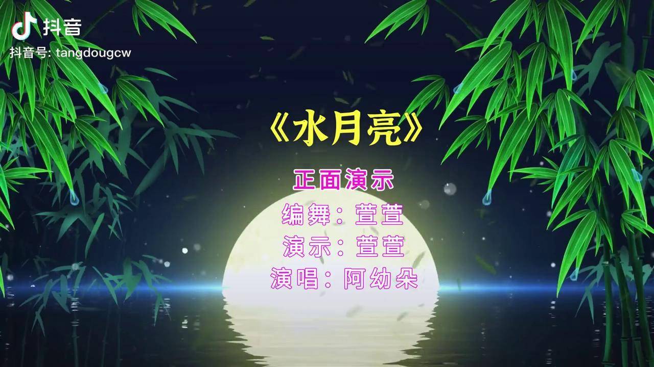 好看好学的傣族舞水月亮零基础特适合在广场跳