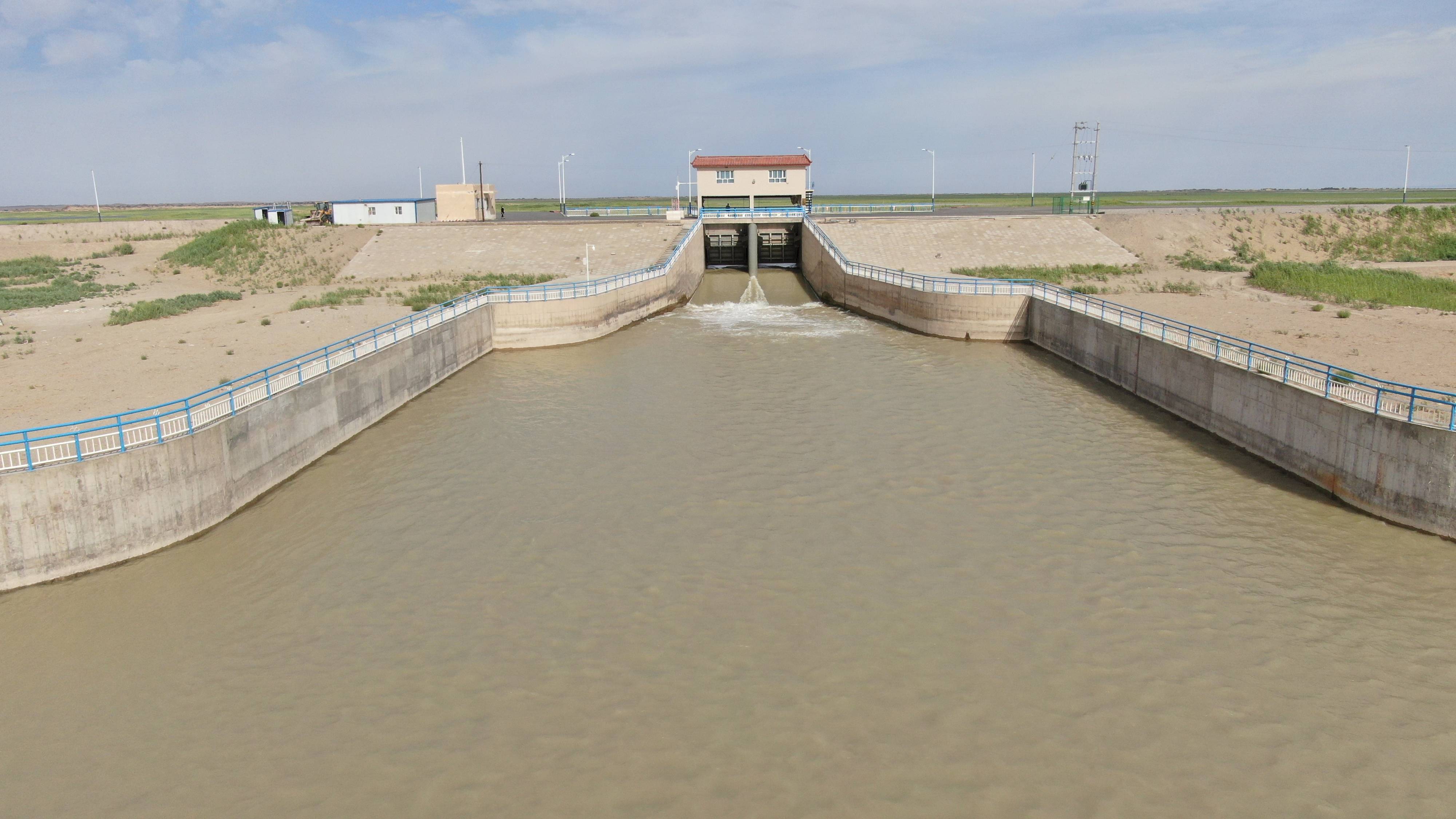 新疆借汛期向塔里木河下游生态输水