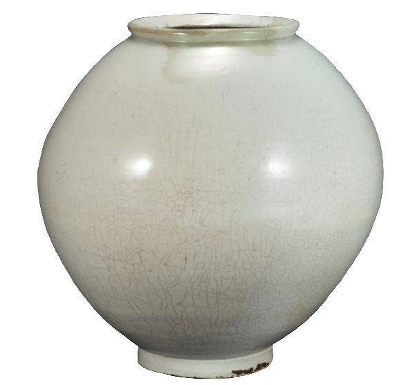 传递工匠灵气的李朝大白罐