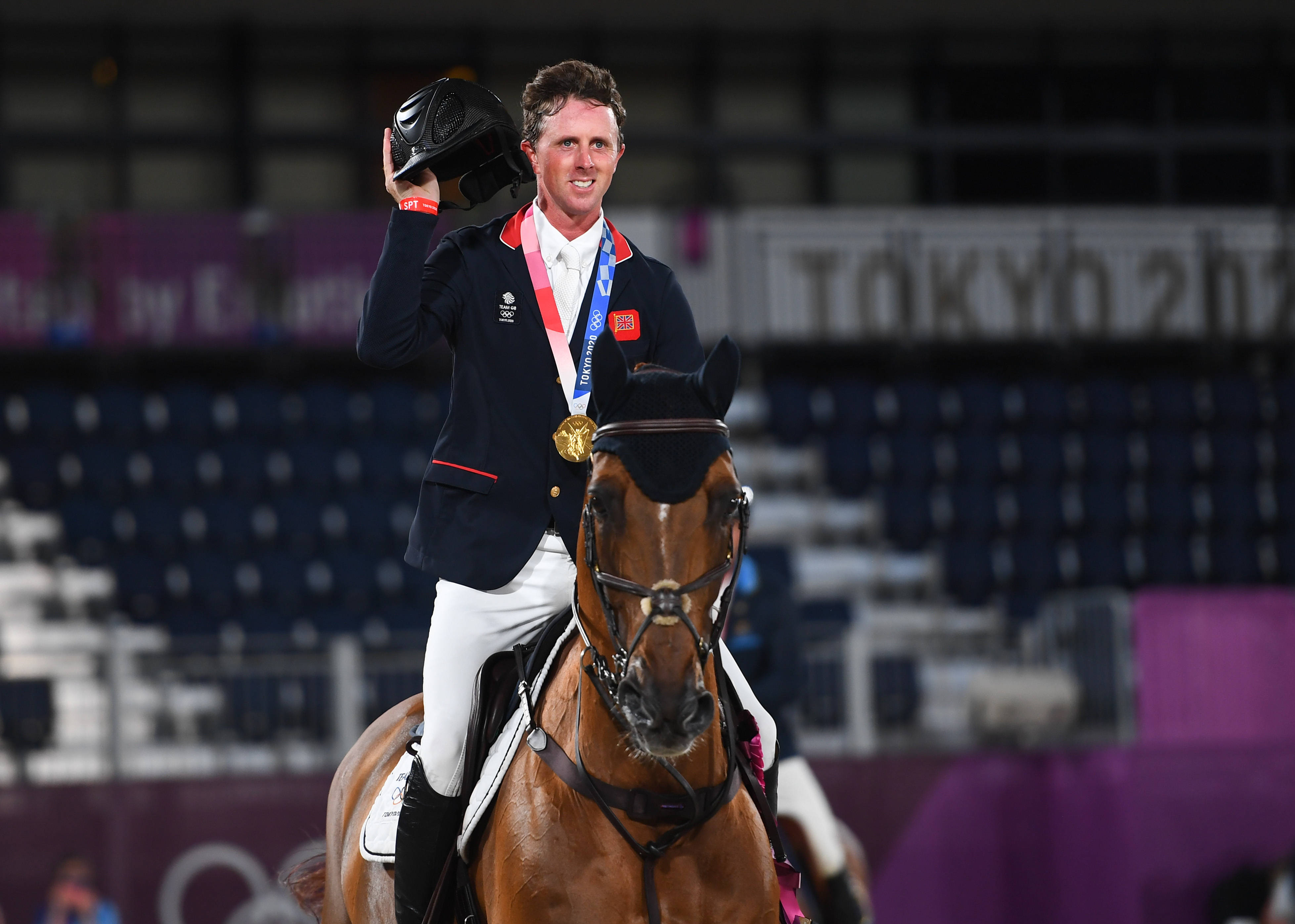 新华社照片,东京,2021年8月4日8月4日,英国选手马赫夺冠后庆祝.