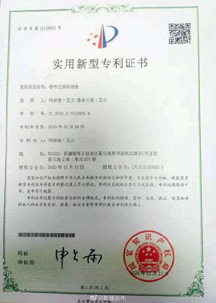 姐弟|新疆两姐弟发明可吸粘式口罩等获专利