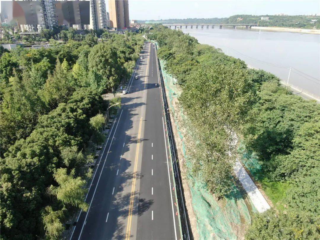 漂亮眉山主城区裴城路改造升级双向四车道安排上了