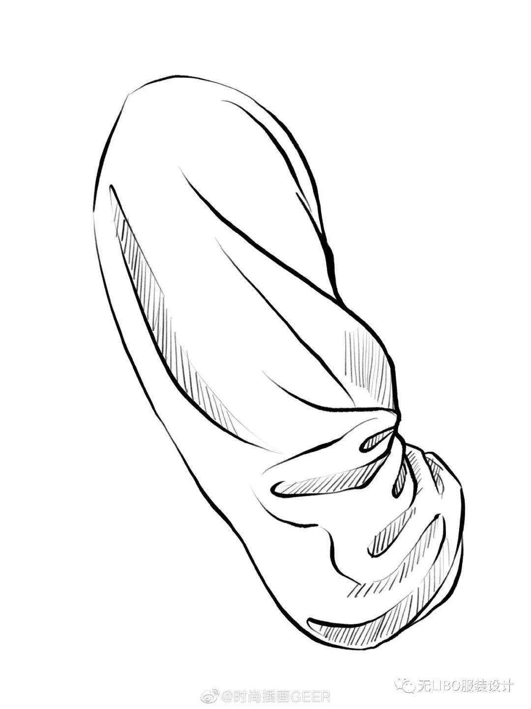 褶皱王者千层褶皱线条款式图168款ipadprocreate软件手绘笔绘制