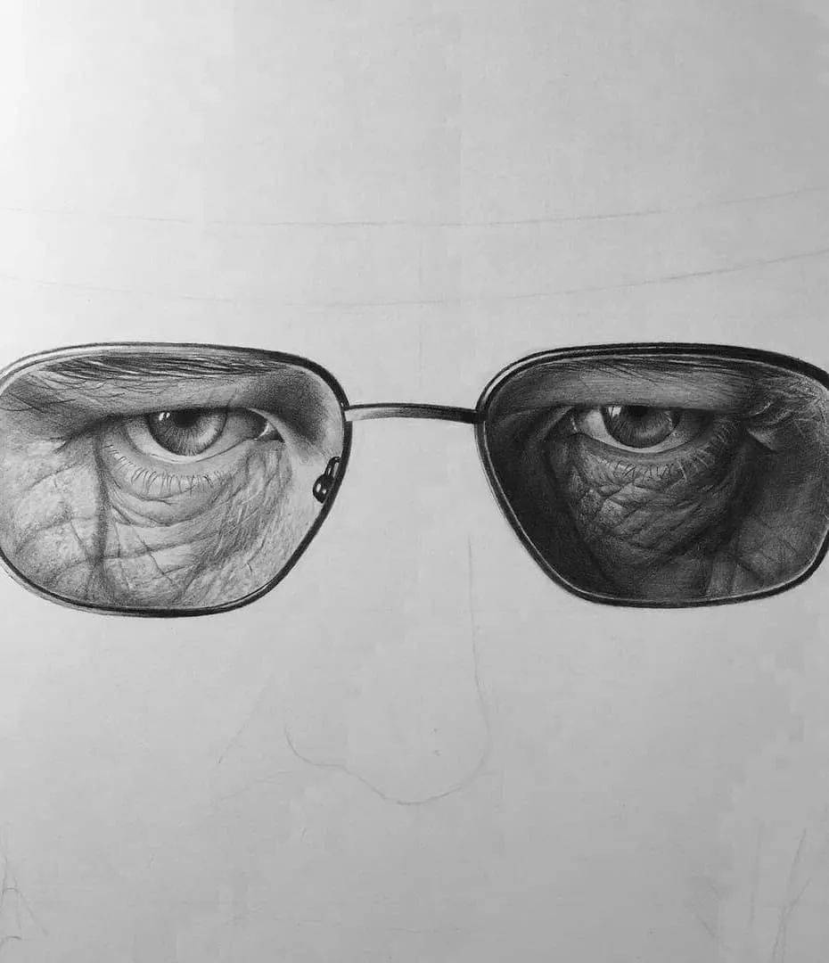 两组人物肖像作画过程,真精彩!_素材