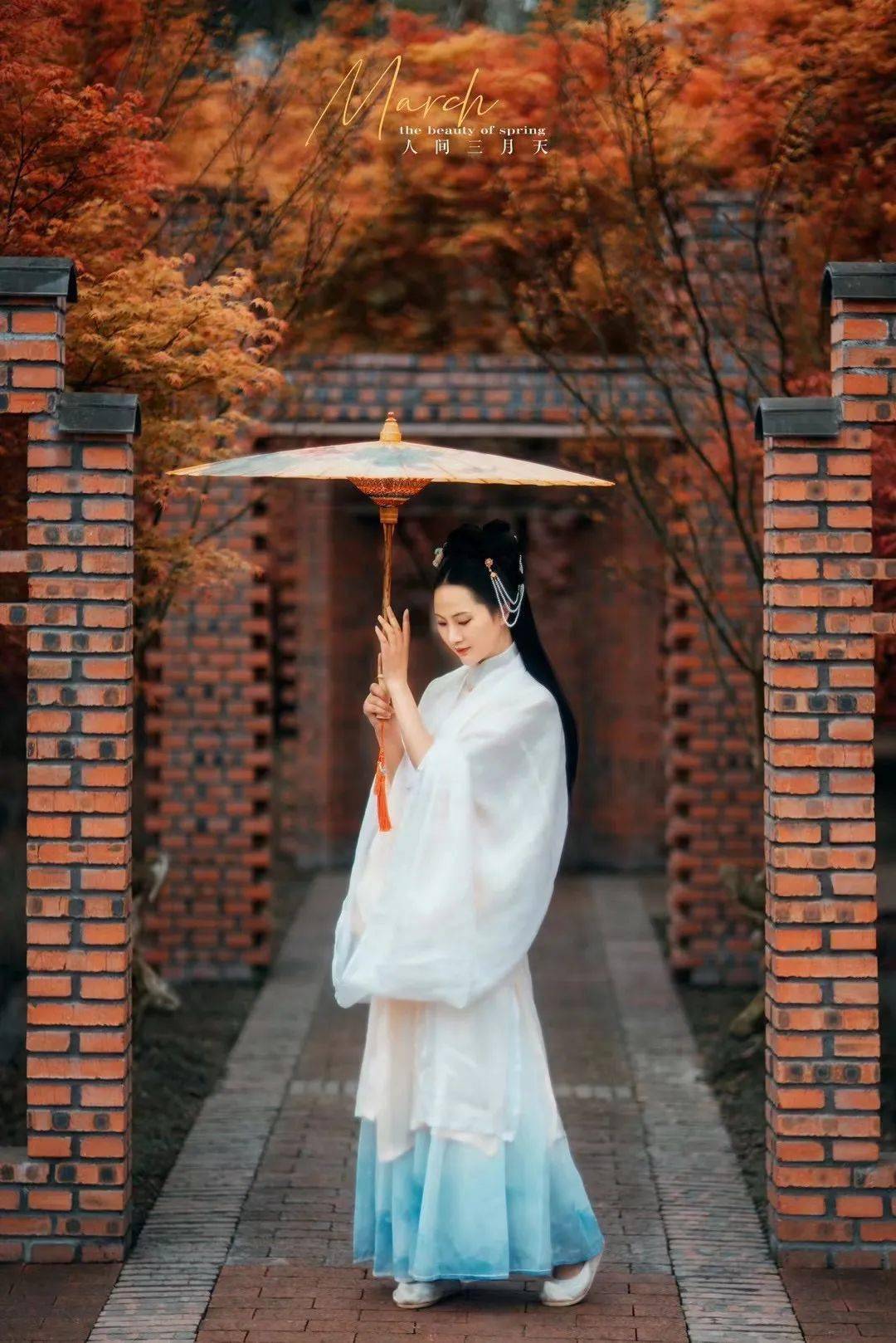 我们用手机拍了一组古风人像看过的人都说美爆了