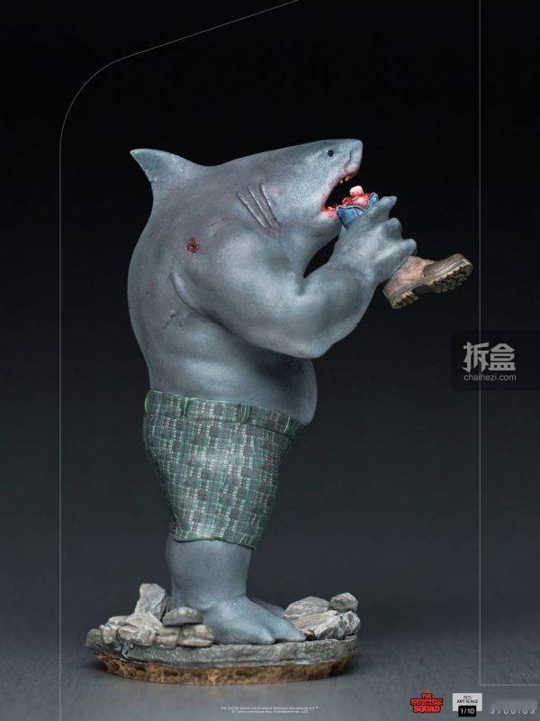 宝丽石|Iron Studios：1/10《自杀小队/X特遣队：全员集结》- King Shark 鲨鱼王