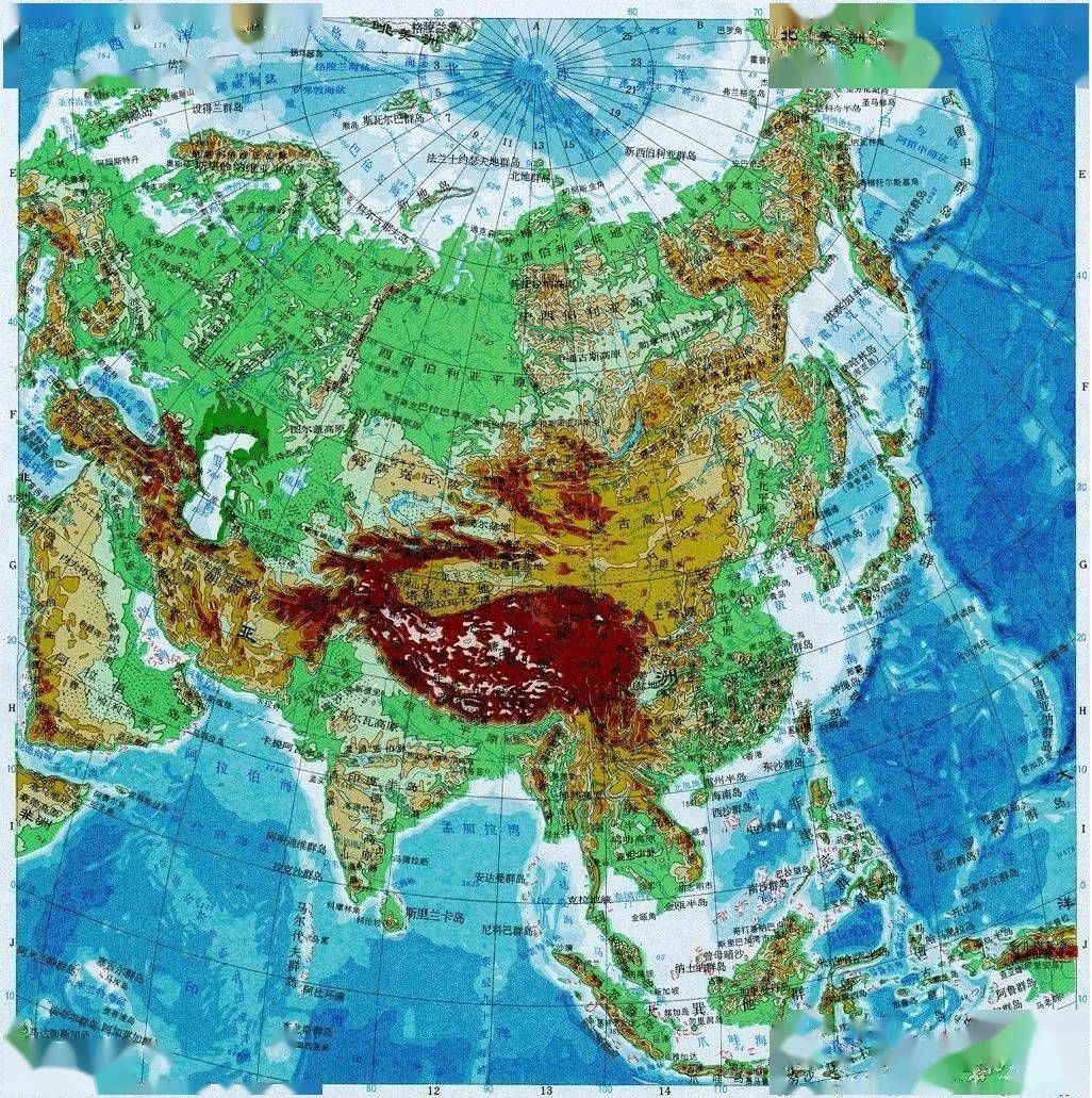 资源整合高中地理最常用地图资源打包总汇高中地理高清直观图库珍藏版