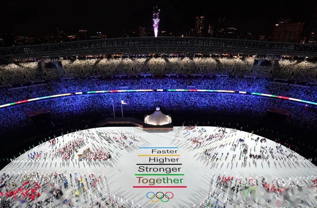 7月23日,日本东京,2020东京奥运会开幕式.