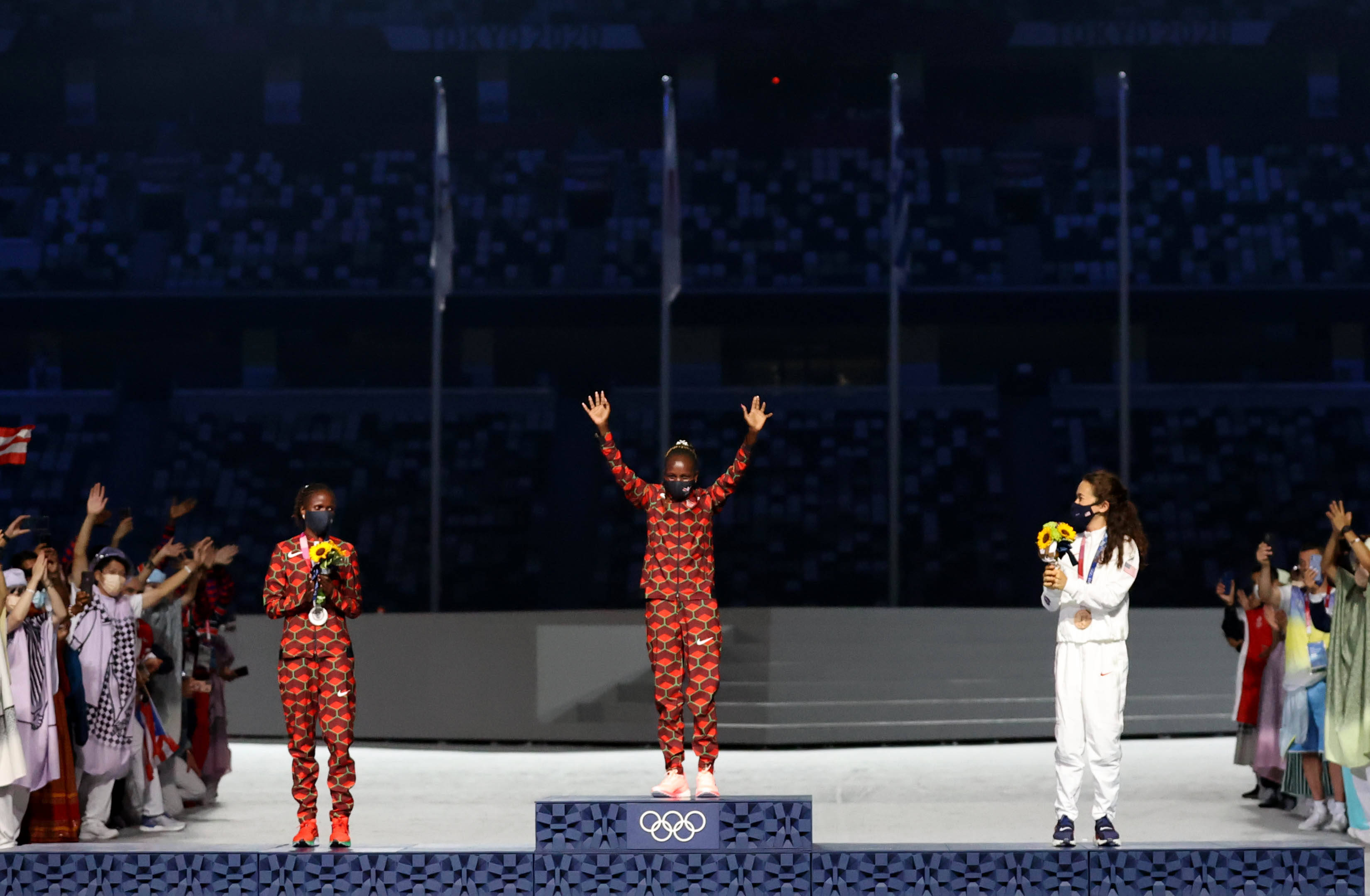 东京奥运会闭幕式举行