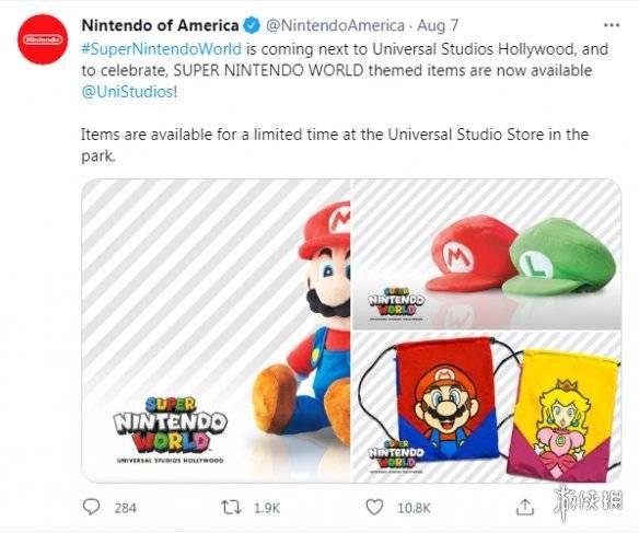 好莱坞环球影城已开始售卖 超级任天堂世界 周边 马里奥