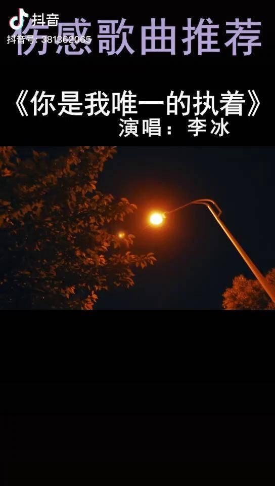 不怕歌曲多好聽就怕歌詞入了心你是我唯一的執著