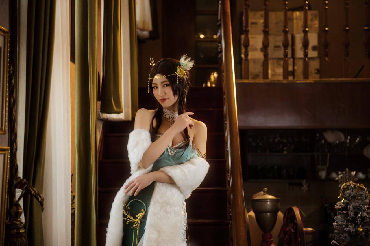 王者荣耀虞姬王者晚宴cosplay