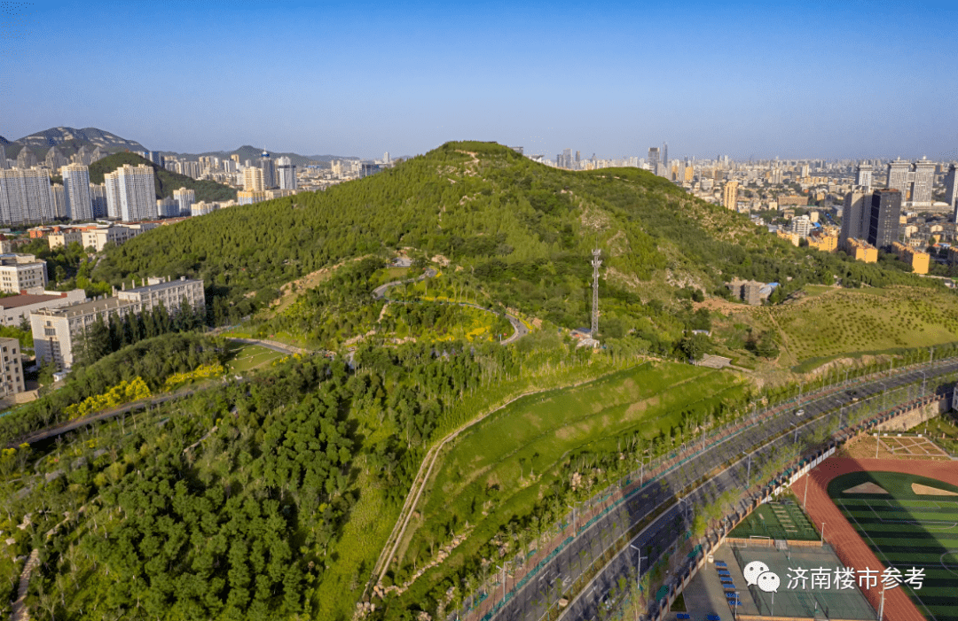 cbd的绸带公园和东西绿廊景观接近完工,茂岭山公园