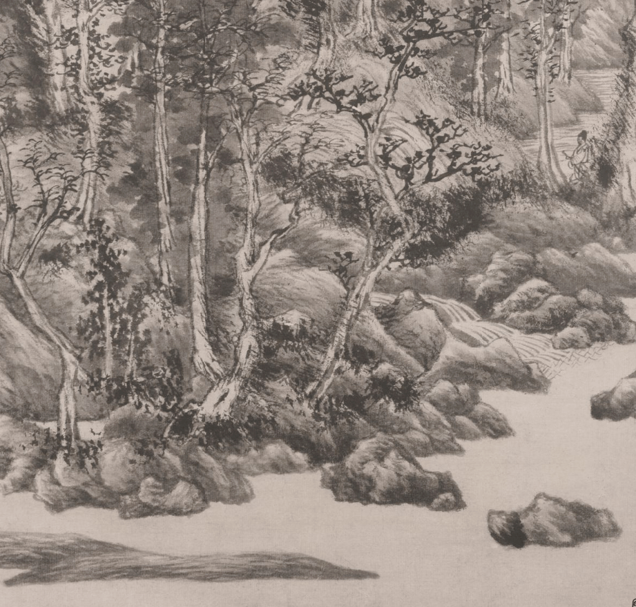 到元四家之王蒙的归隐山水画里隐居去