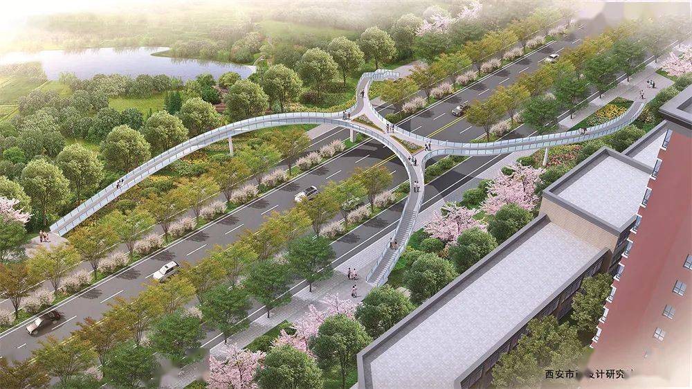 运城市区将新增3座人行天桥效果图曝光