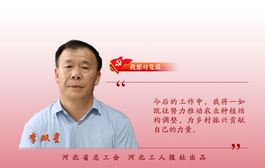 李双星:打造产业扶贫的全国标杆|百名劳模对党说(63)