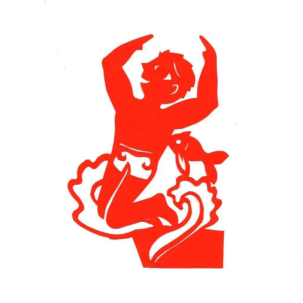 中国奥运健儿38个夺金时刻,东城中学生这样剪出来~_剪纸