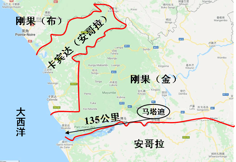 非洲安哥拉飞地卡宾达距离首都400多公里让刚果金望洋兴叹