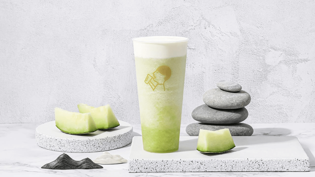 喜茶玫珑蜜瓜饮品