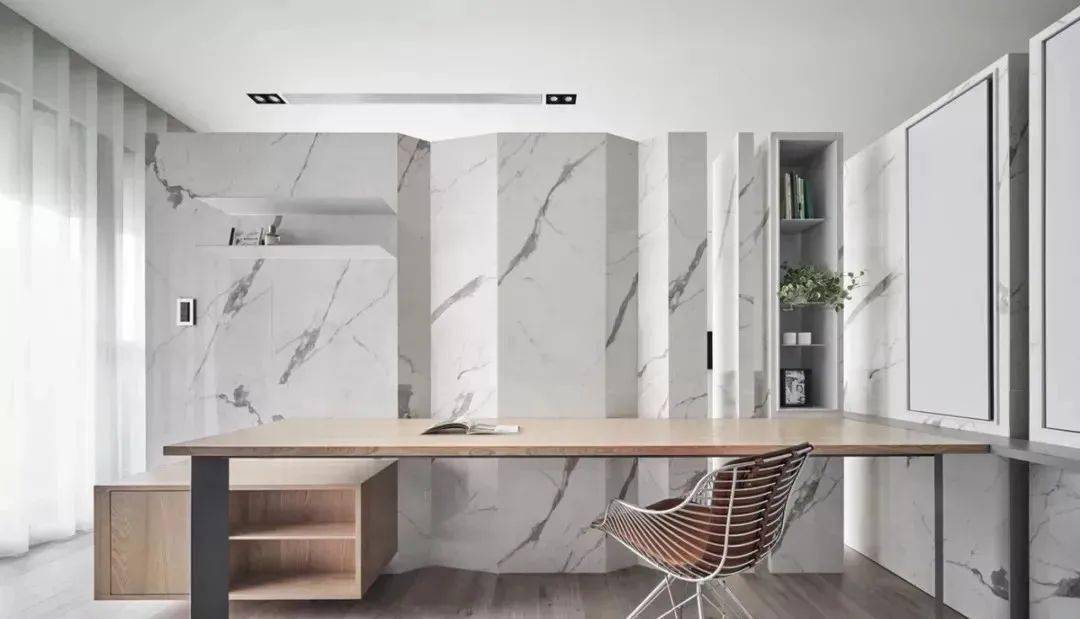 大理石隔断墙还可以这么玩国外超火