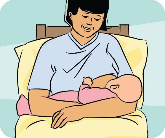 别只会抱着喂奶了这些姿势不累刀口不疼