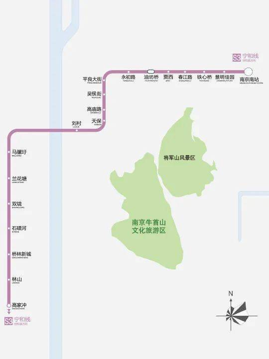 南京地铁6号线规划图图片