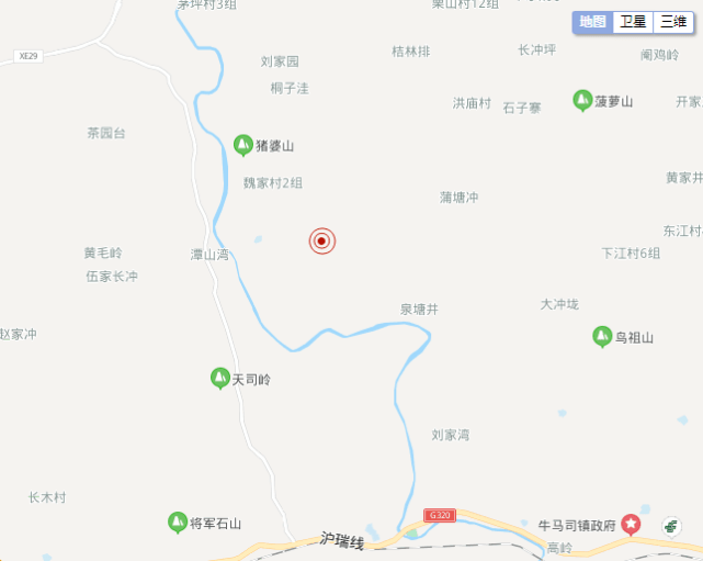 邵陽這裡發生地震