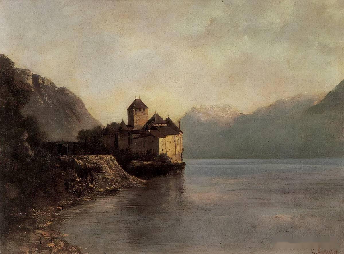 法国画家库尔贝风景油画作品选粹