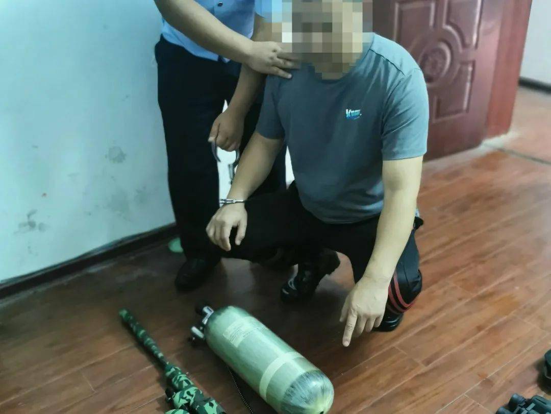 最后将所有配件组装成气枪用于打鸟的违法事实