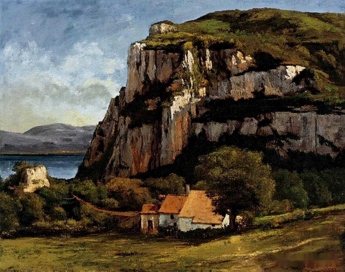 法国画家库尔贝风景油画作品选粹