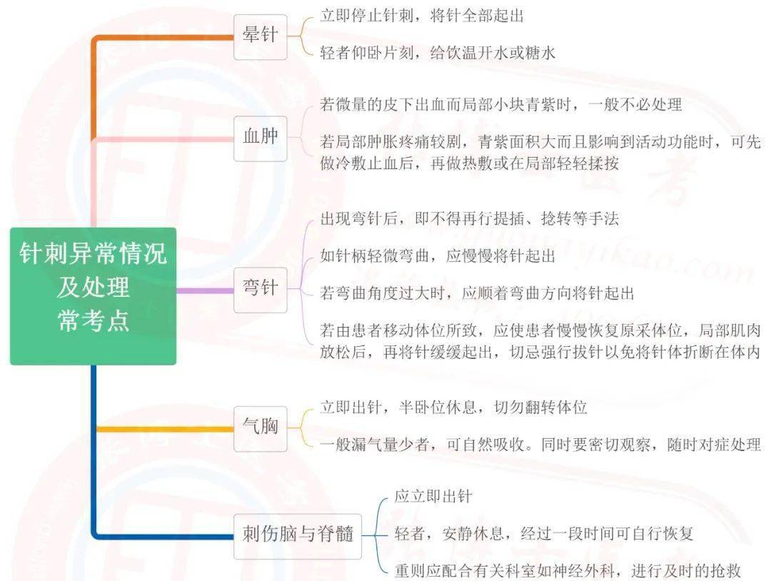 中西医针灸学思维导图