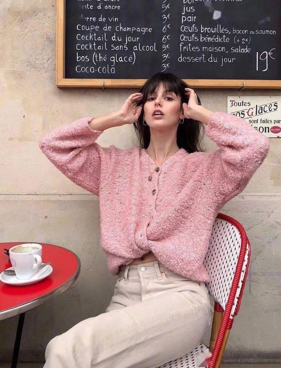 蓝色|初秋换季穿“ 奶奶衫 ”呀，太好穿了！