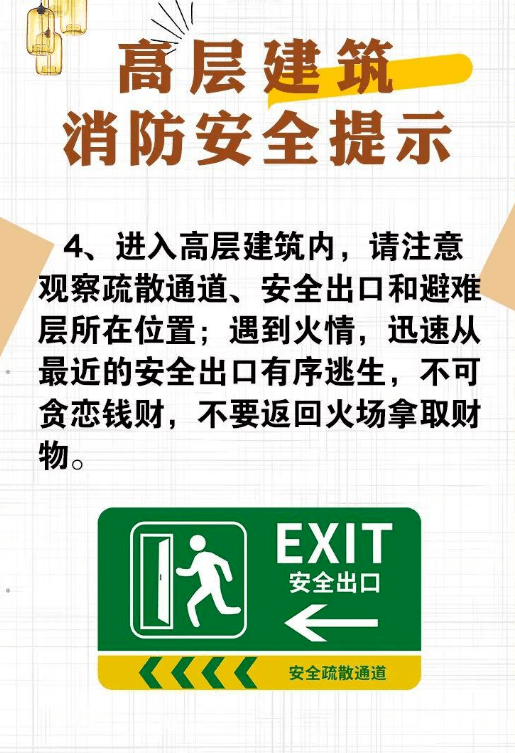 消防新規科普高層民用建築消防安全管理規定之疏散通道篇