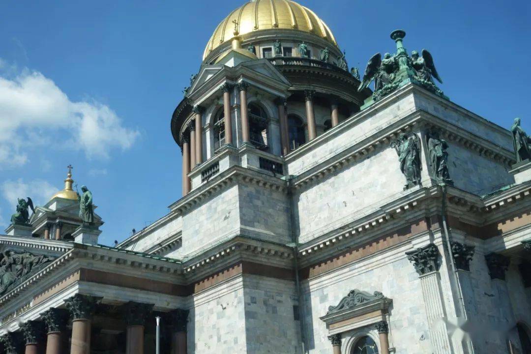 世界四大圆顶教堂之一圣彼得堡圣以撒大教堂巡礼中篇