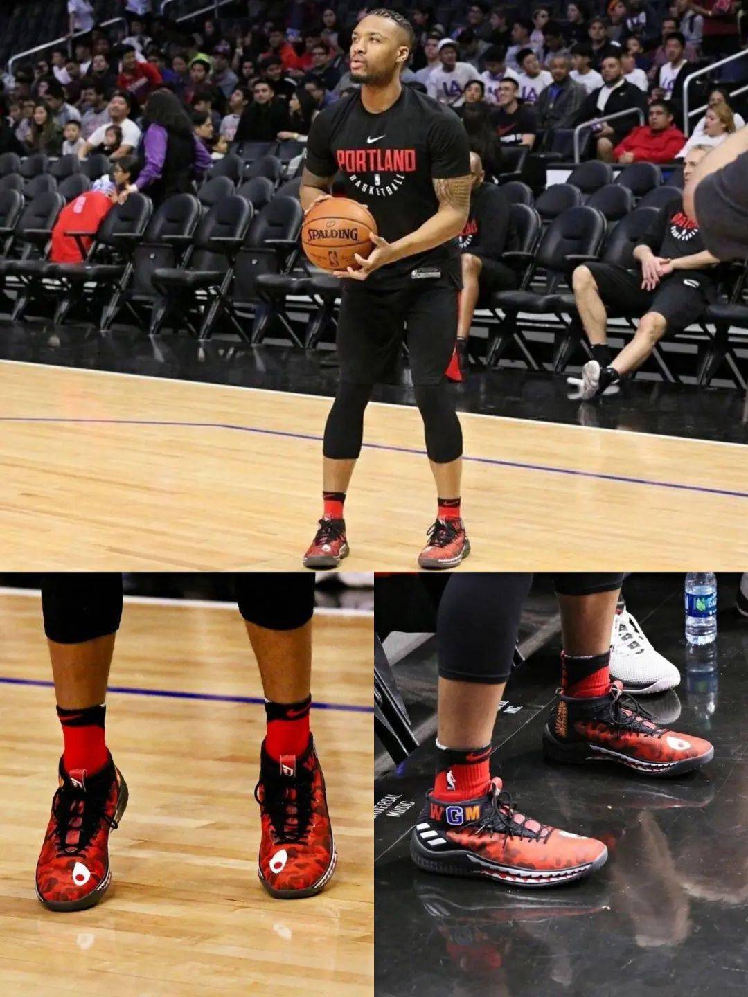 利拉德上脚全新一代签名鞋!中底配置更换了