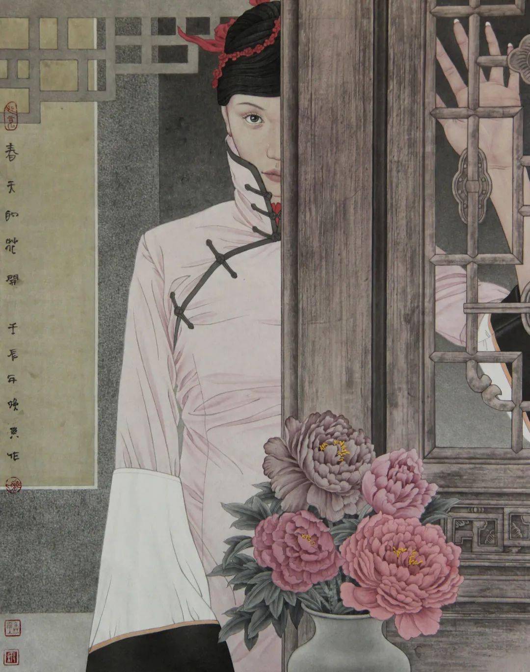 在路上铁岭工笔画家秦焕爽