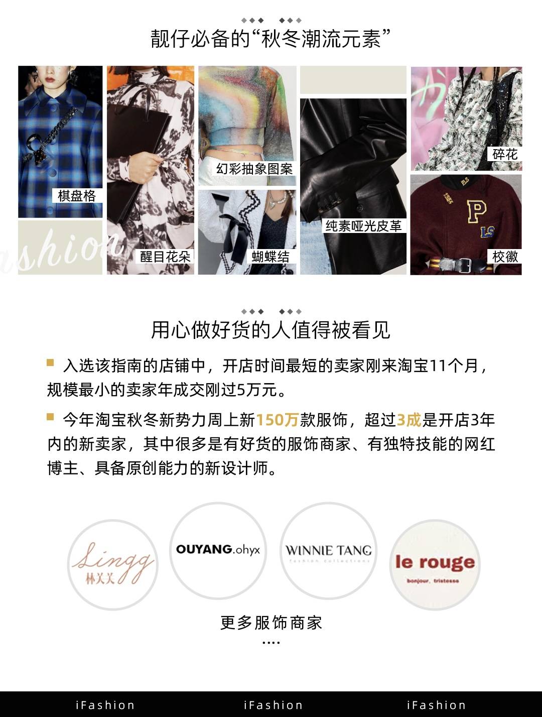 淘宝|淘宝首次发布平台级服饰指南，240家店铺入选