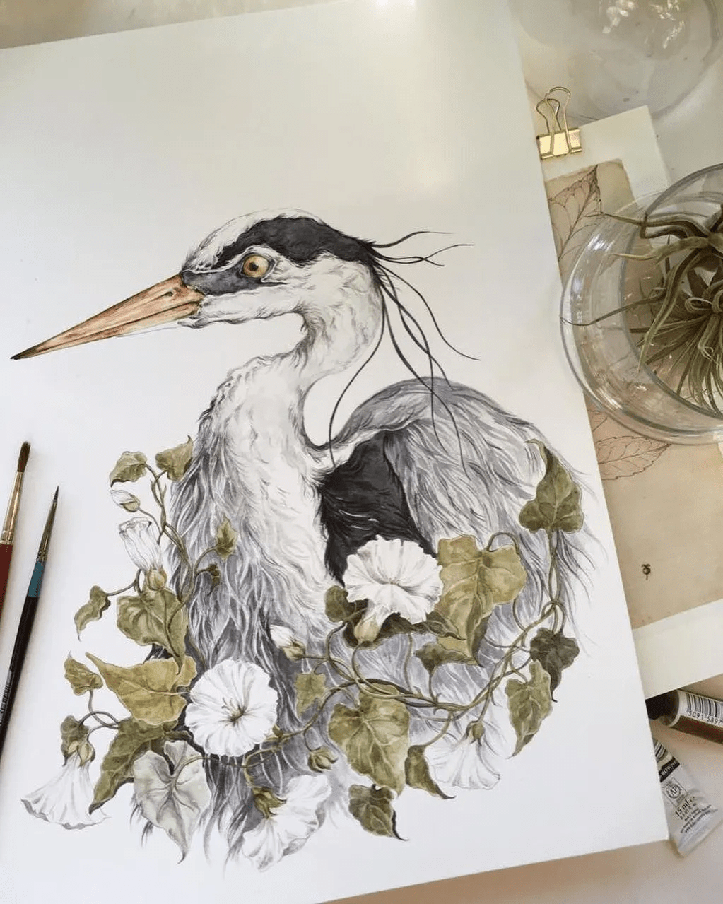 水彩大神笔下唯美复古的作品把无数人带进精致华丽的童话世界