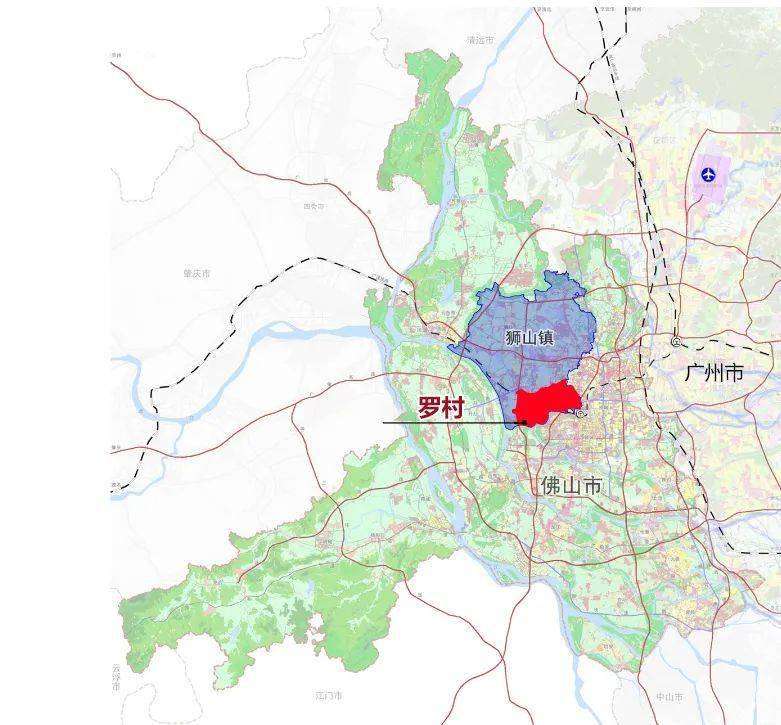佛山市南海区罗村地图图片