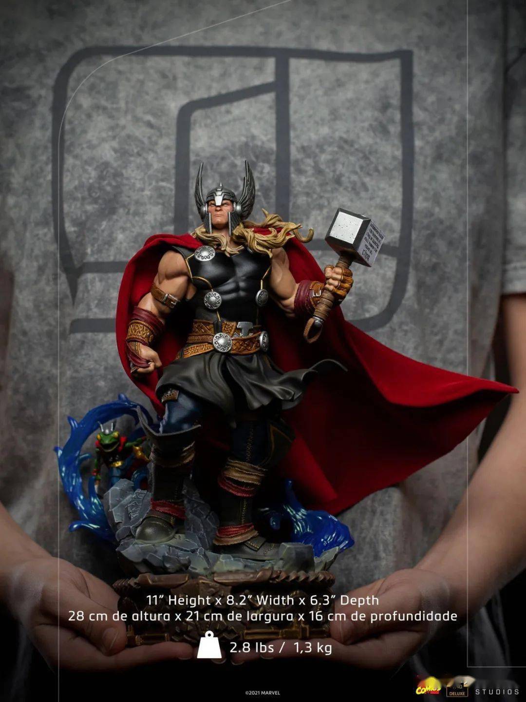 【美系】iron studios:新品 1/10 漫威漫画 thor 雷神索尔 雕像