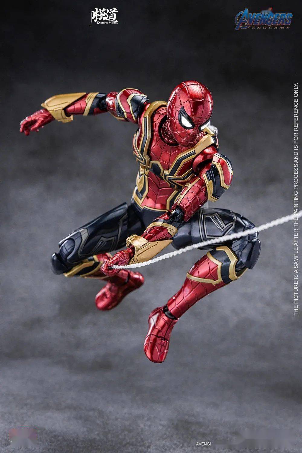 御模道拼装钢铁蜘蛛侠来了然而这造型